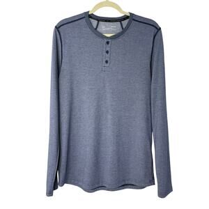 Under Armour HeatGear Fitted Long Sleeve Henley Performance Shirt Medium
